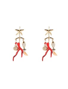 Day & Eve Oorbellen Coral Sea Dangle