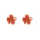 Day & Eve Oorbellen Big Flower Stud Summer Coral | Day & Eve