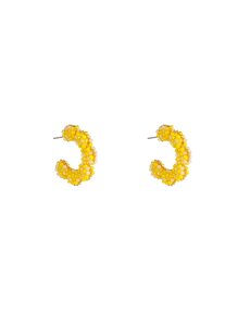 Day & Eve Oorbellen Leaves - Honey Bee