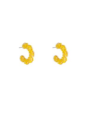 Day & Eve Oorbellen Leaves - Honey Bee
