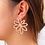 Day & Eve Oorbellen Big Flower Stud - White | Day & Eve