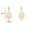 Day & Eve Oorbellen Lace Beads Round Dangle - White Mocca | Day & Eve
