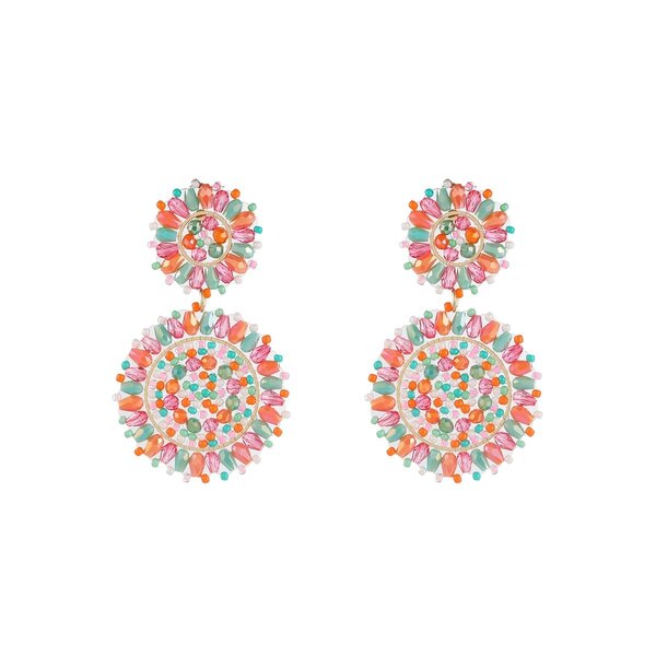 Day & Eve Oorbellen Lace Rounds Dangle- Minty Mix | Day