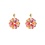 Day & Eve Oorbellen Roped Flower - Red Fury | Day & Eve