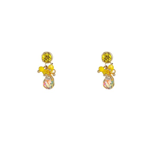 Day & Eve Oorbellen Spring Studs - Butter Yellow | Day & Eve