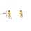 Day & Eve Oorbellen Spring Studs - Butter Yellow | Day & Eve