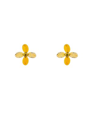 Day & Eve Oorbellen Cute Flower Stud - Butter Yellow