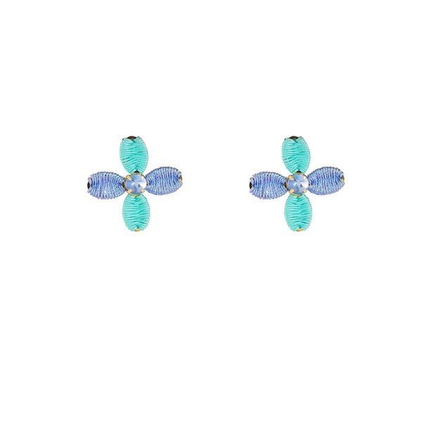 Day & Eve Oorbellen Cute Flower Stud - Blue Sky | Day & Eve