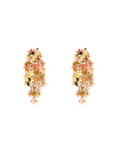 Day & Eve Oorbellen Waterfall Flowers - Summer Champagne