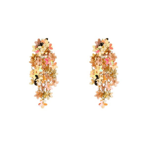 Day & Eve Oorbellen Waterfall Flowers - Summer Champagne | Day & Eve