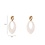 Day & Eve Oorbellen Oval Drop & Dangle white | Day & Eve