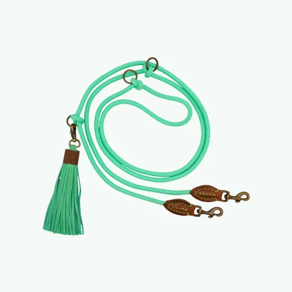 Dog With A Mission (DWAM) Extra Long Jade Dog Leash | Dog with a mission