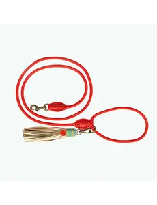 Dog With A Mission (DWAM) Hondenriem Classic Red Velvet