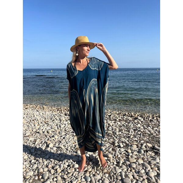 Bindi Jurk Abstract petrol | Bindi