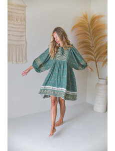 Jaase Korte Jurk Viridian Adela