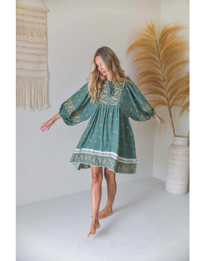 Jaase Korte Jurk Viridian Adela