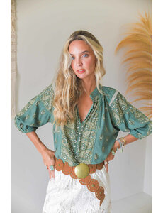 Jaase Blouse Viridian Montie