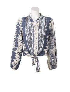 Bindi Blouse Ayana Snake Grey