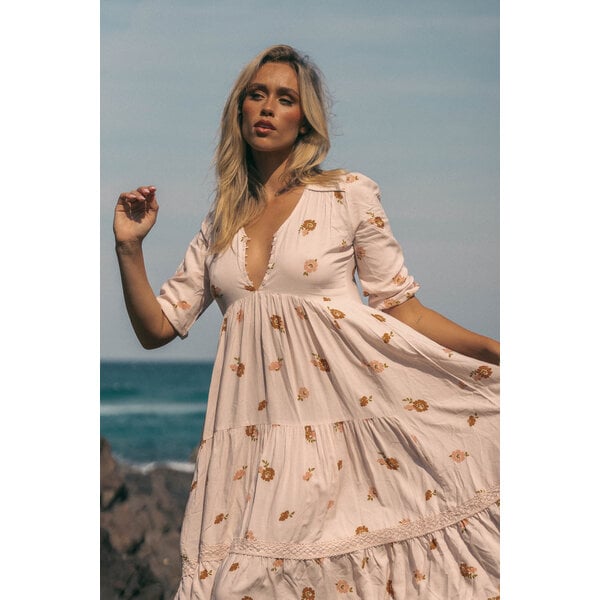 Jaase Midi Jurk Vintage Sol Eve Lace | Jaase