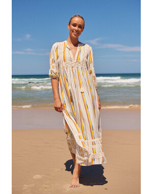 Jaase Lange Jurk Coloured Sands Meadow