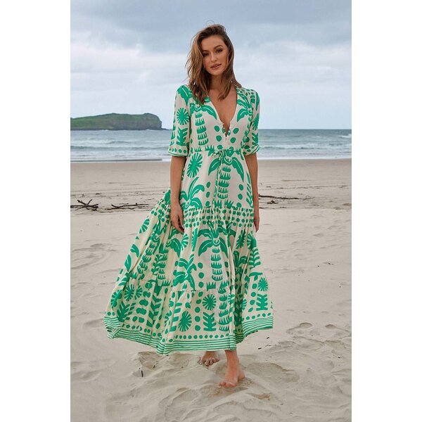 Jaase Lange Jurk Nazare Tessa | Jaase