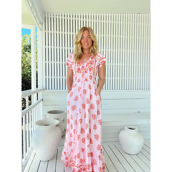 Jaase Maxi Jurk Desert Wildflowers Romi | Jaase