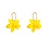 Day & Eve Oorbellen Big Big Flower Sunny Yellow | Day & Eve