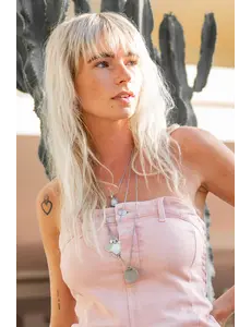 MOOST Wanted Denim top Yasmin Dusty pink