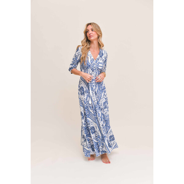 Jaase Lange Jurk Denim dreams Indiana | Jaase