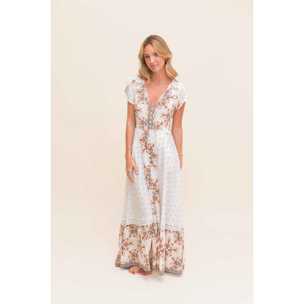 Jaase Lange Jurk Gemstone Carmen | Jaase