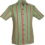 Chenaski Korte mouwen overhemd Stripes creme, mint, black, red | Chenaski