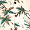 Chenaski Korte mouwen overhemd Palms off-white, brown, green | Chenaski