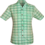 Chenaski Korte mouwen overhemd Shinori Mountains creme, mint, green | Chenaski