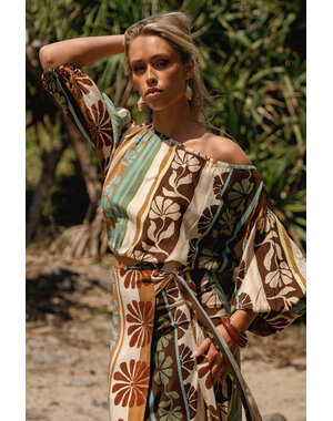 Jaase Blouse Cacao Mist Arabella