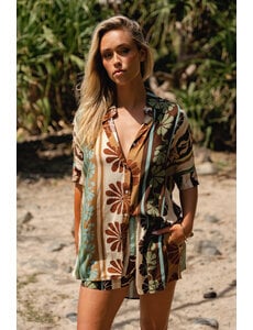 Jaase Blouse Cacao Mist River