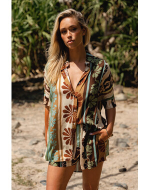 Jaase Blouse Cacao Mist River