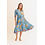 Jaase Midi Jurk Kiara Shorelines | Jaase