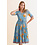 Jaase Midi Jurk Kiara Shorelines | Jaase
