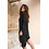 Ibzmode Ruffle Kaftan Millor Black | IBZmode