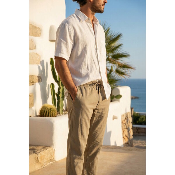Broek Alejandro khaki | Isla Ibiza Bonita