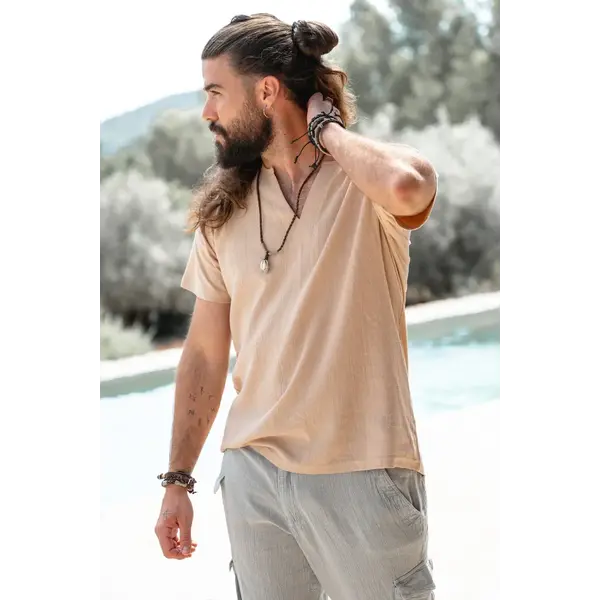 Ibzmode Shirt Ario Light Taupe | IBZmode
