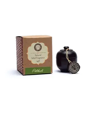 Song of India Geurcrème Patchouli in rozenhout potje