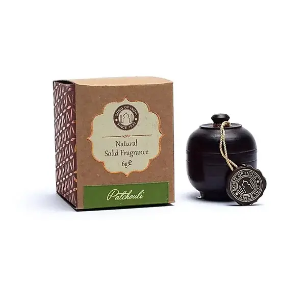 Song of India Geurcrème Patchouli in rozenhout potje | Song of India