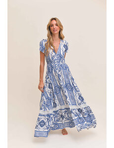 Jaase Lange Jurk Denim Dreams Carmen