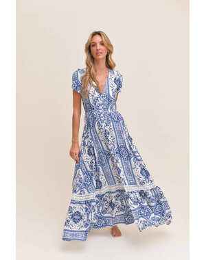 Jaase Lange Jurk Denim Dreams Carmen