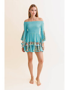 Jaase Korte Jurk Atlantis Primrose
