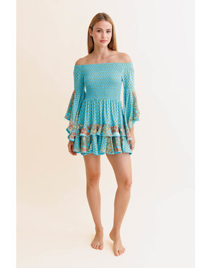 Jaase Korte Jurk Atlantis Primrose