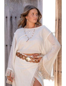 Ibzmode Top Adela Brisola Ivory