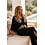 Ibzmode Top Emilia Rosas Black | IBZmode