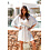 Ibzmode Korte Jurk Florita Rosas Light Mint | IBZmode